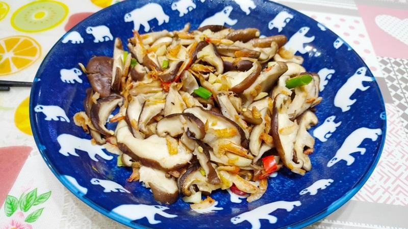 減脂食譜：香菇炒蝦米