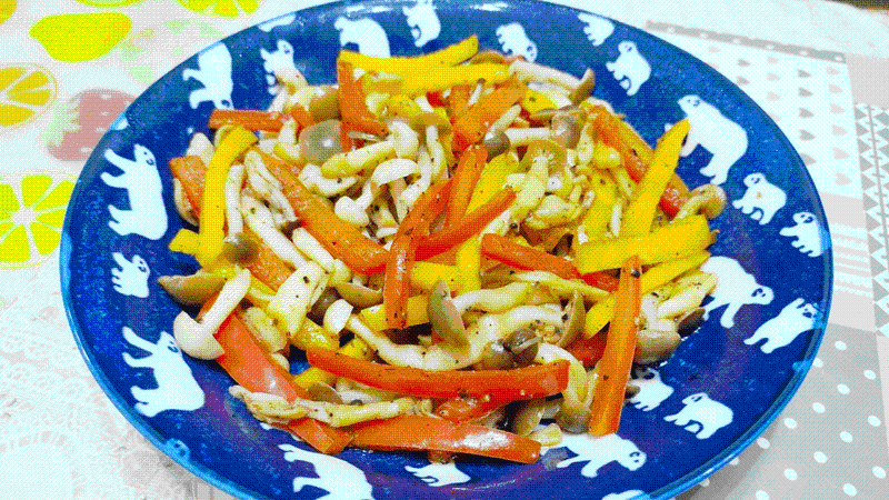 減脂食譜：彩椒炒菇菇