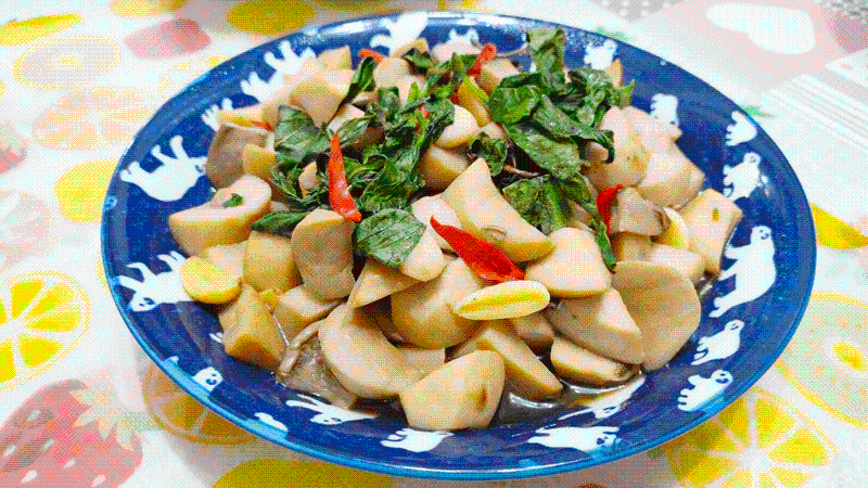 減脂食譜：醬燒塔香杏鮑菇