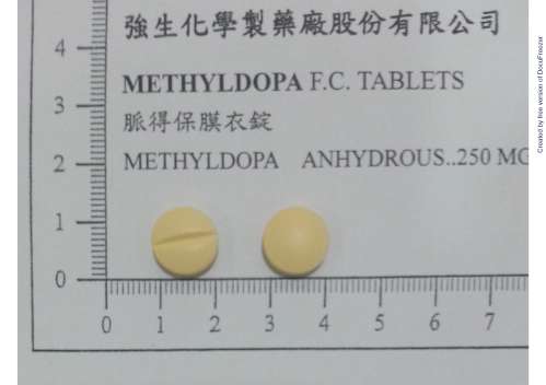 METHYLDOPA　F.C. TABLETS "JOHNSON" "強生"脈得保膜衣錠（美基豆帕）