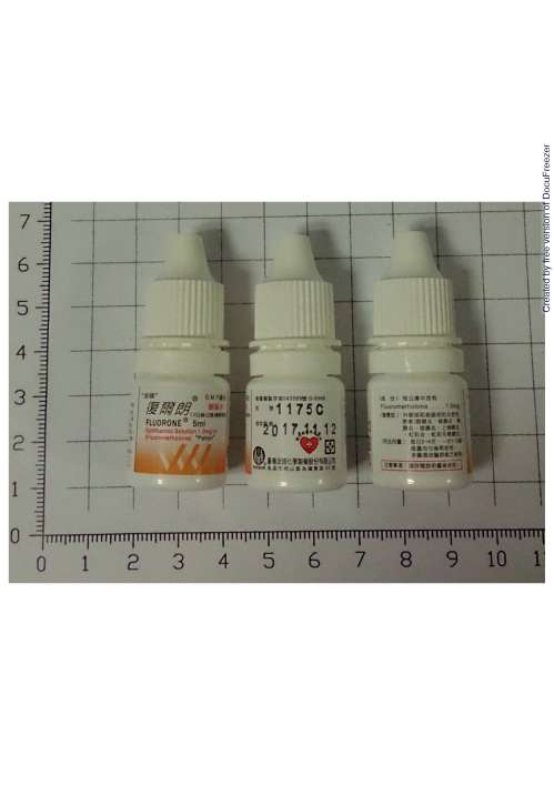 FLUORONE OPHTHALMIC SUSPENSION 1.0MG/ML "PATRON" (FLUOROMETHOLONE) “派頓”復爾朗點眼懸液1.0毫克/毫升（膚樂每爽）