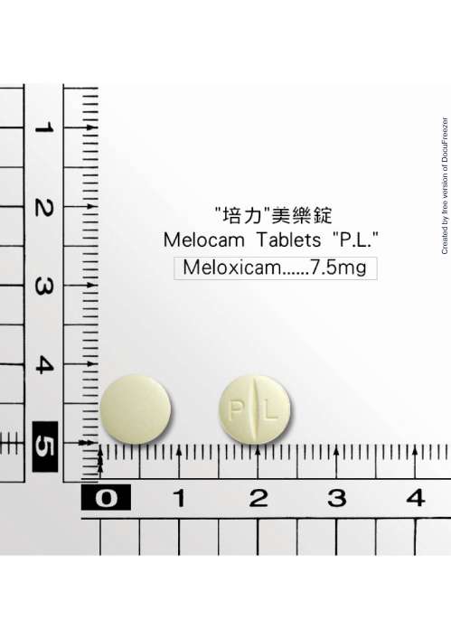 MELOCAM TABLETS "P.L." "培力" 美樂錠