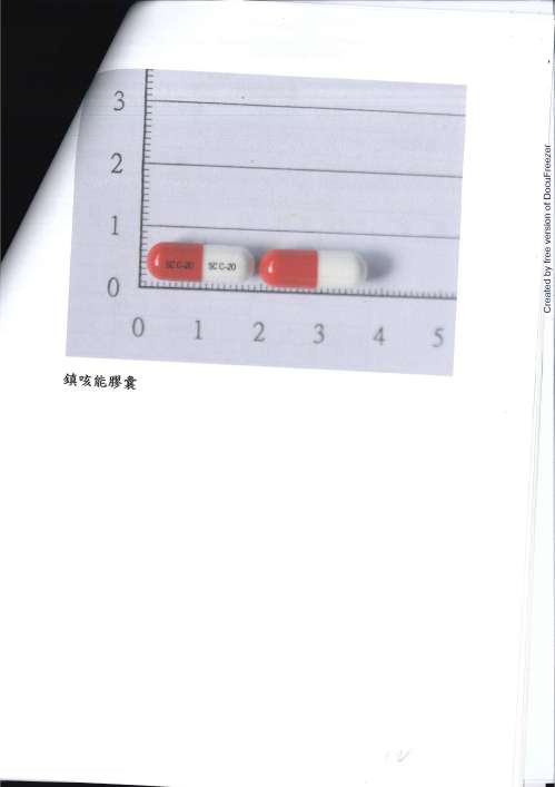 CHENCOUGH CAPSULES "S.C." "十全" 鎮咳能膠囊