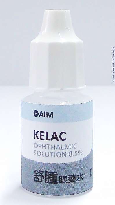 KELAC OPHTHALMIC SOLUTION 0.5% 舒腫眼藥水 0.5%