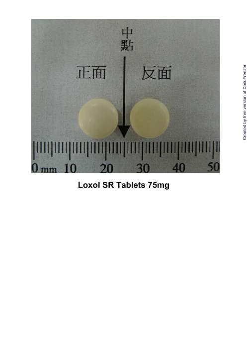 LOXOL SR TABLETS 75MG 樂咳痰舒長效錠 75公絲