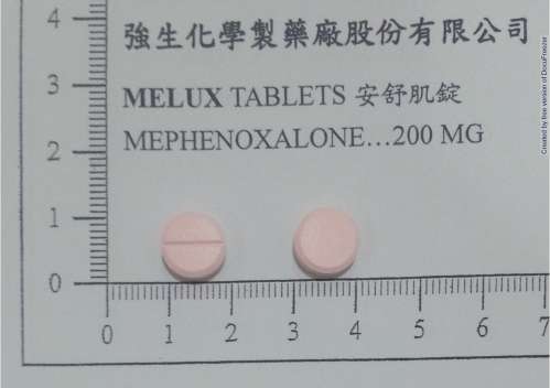 MELUX TABLETS 200MG "JOHNSON" "強生" 安舒肌錠200毫克