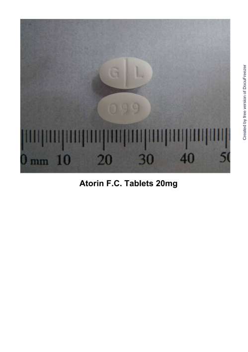 降脂妥膜衣錠20 毫克atorin F C Tablets 20mg 藥品 物 適應症查詢 網路藥典 Kingnet國家網路醫藥 Second Opinion