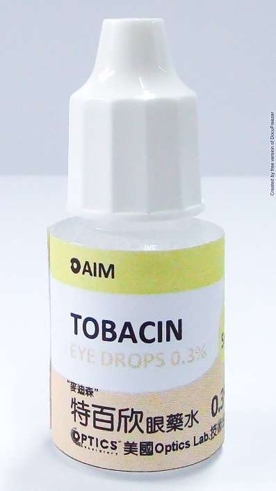 Tobacin Eye Drops 0.3%“MEDICINE”(Tobramycin) “麥迪森”特百欣眼藥水 0.3%