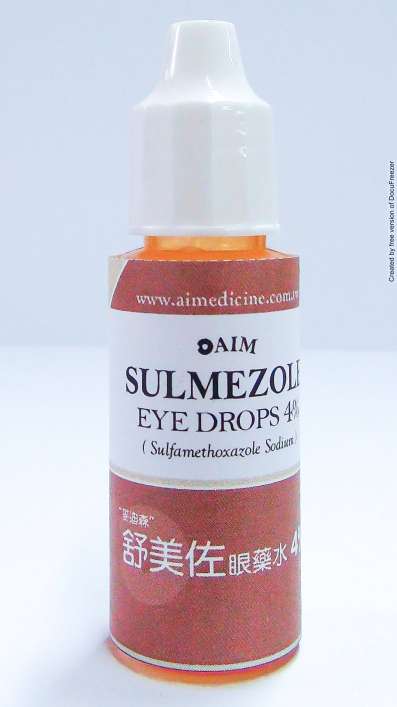 Sulmezole Eye Drops 4%“MEDICINE”(Sulfamethoxazole Sodium) “麥迪森”舒美佐眼藥水 4%