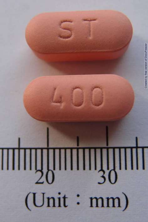 Mosflow Film Coated Tablets 400mg "信東"摩斯羅膜衣錠400毫克