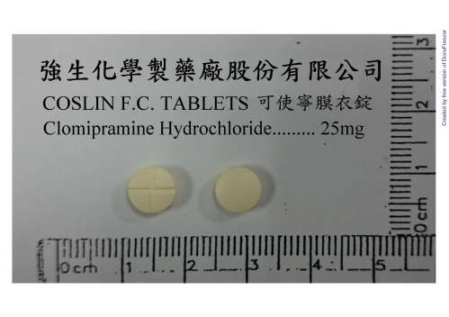 COSLIN F.C.TABLETS 25MG "JOHNSON" "強生"可使寧膜衣錠25毫克