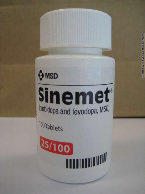 SINEMET 25/100 TABLETS 心寧美２５/１００錠