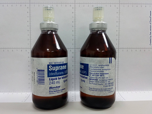 SUPRANE (DESFLURANE) 輸活能液態吸入劑