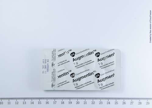 AUGMENTIN 1G F.C. TABLETS 安滅菌膜衣錠１公克