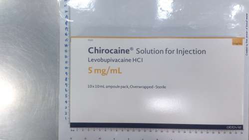 CHIROCAINE 5.0MG/ML SOLUTION FOR INJECTION 開洛凱因注射劑5.0毫克/毫升