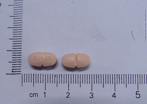 SIMVAHEXAL FILM-COATED TABLETS 20MG 喜克脂膜衣錠20毫克