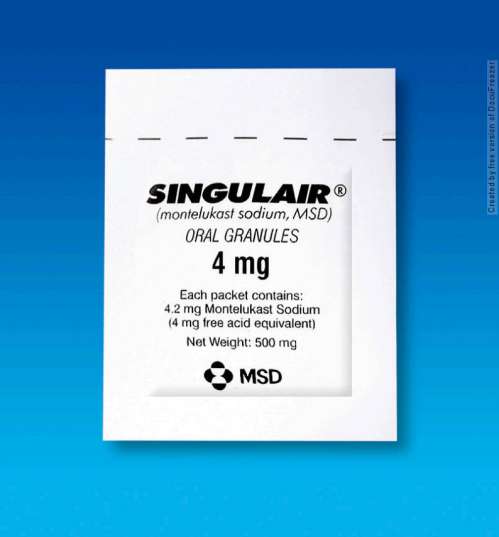 SINGULAIR ORAL GRANULES 4MG 欣流顆粒劑4毫克