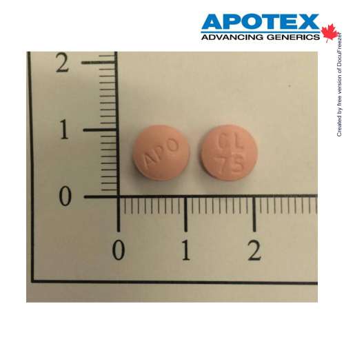 APO-CLOPIDOGREL 75mg FILM-COATED TABLET 安保通安膜衣錠 75 毫克