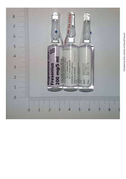 Dopamine HCl-Fresenius 200mg/5ml Infusion “菲尼斯”多巴胺注射液 200 毫克/5毫升