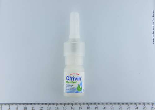 Otrivin Menthol 0.1%, nasal drops in Metered-Dose-Spray 歐治鼻薄荷噴鼻液0.1% (西羅美塔柔林)