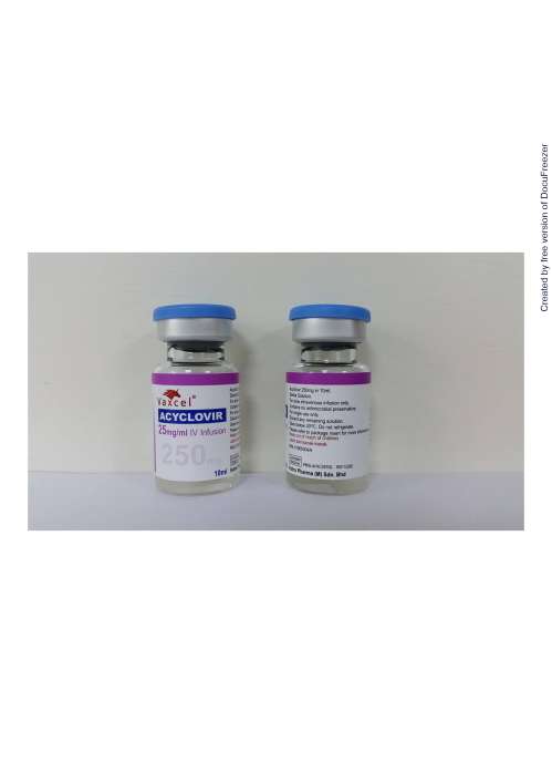 Vaxcel Acyclovir 25mg/ml IV Infusion 瑋瑟樂康注射劑